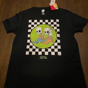 Simpsons Treehouse Of Horrors Skeleton T-shirt NWT